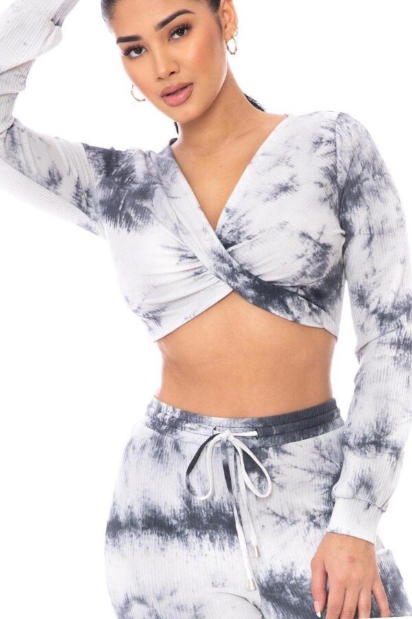 Tie Dye Ribbed Sweater Set - Image 3