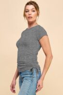 Side Ruched Detail Top