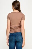 Side Ruched Detail Top