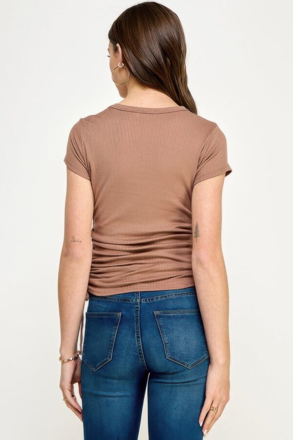 Side Ruched Detail Top - Image 3