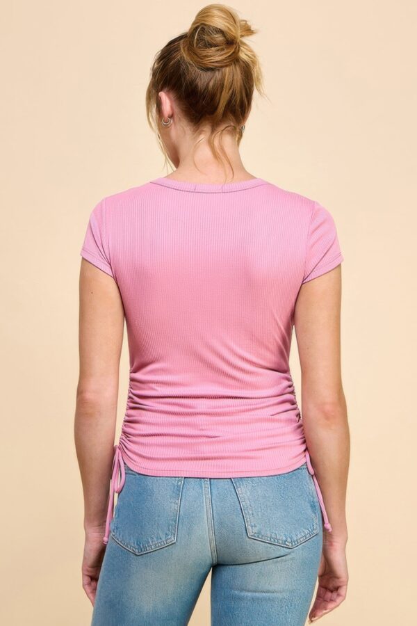 Side Ruched Detail Top - Image 3