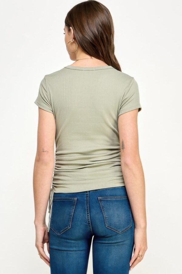 Side Ruched Detail Top - Image 3