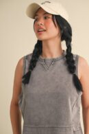 Mineral Wash Sleeveless Top