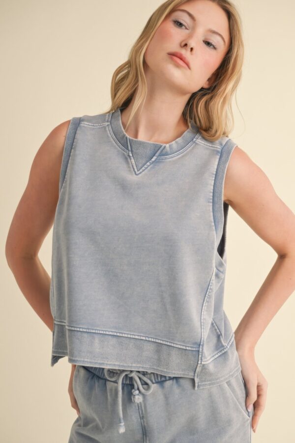Mineral Wash Sleeveless Top - Image 9