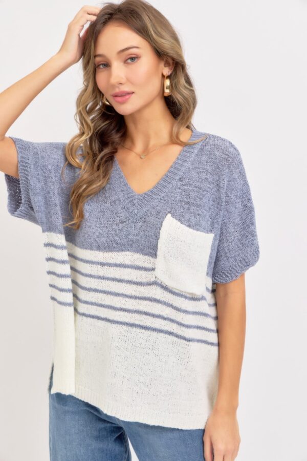 Casual Oversized Knit Top - Image 3