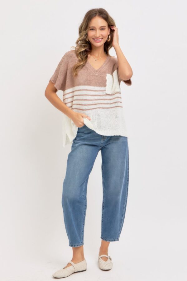 Casual Oversized Knit Top - Image 3