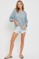 Pointelle Knit Top