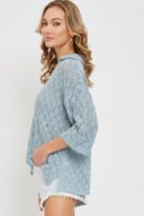 Pointelle Knit Top