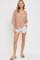 Pointelle Knit Top