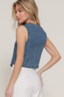 Stretch Denim Vest