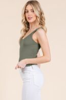V-neck Basic Double Layers Tank Top