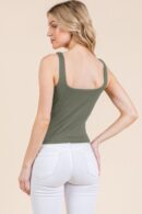 V-neck Basic Double Layers Tank Top