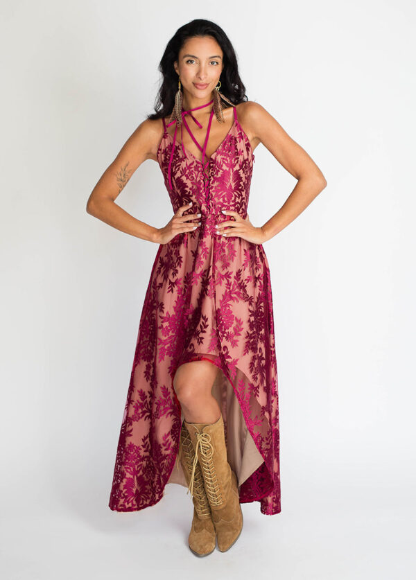 Holli Dress in Red Wine - Image 7