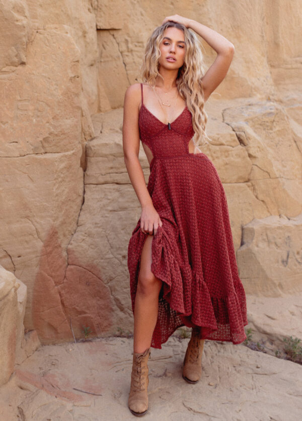 Bebe Dress in Cedar - Image 6