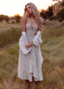 Bebe Dress in Ecru