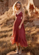 Bebe Dress in Cedar
