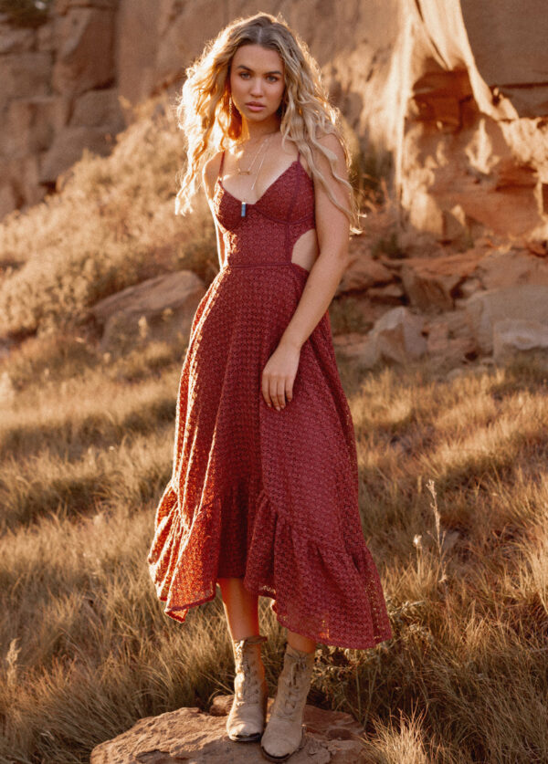 Bebe Dress in Cedar - Image 9
