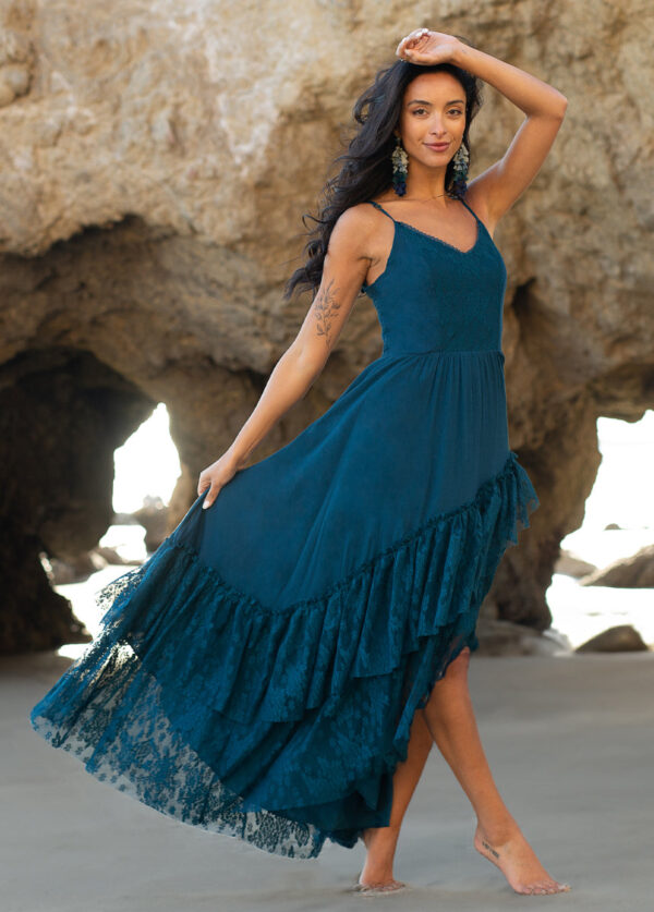 Christelle Dress in Deep Ocean - Image 3