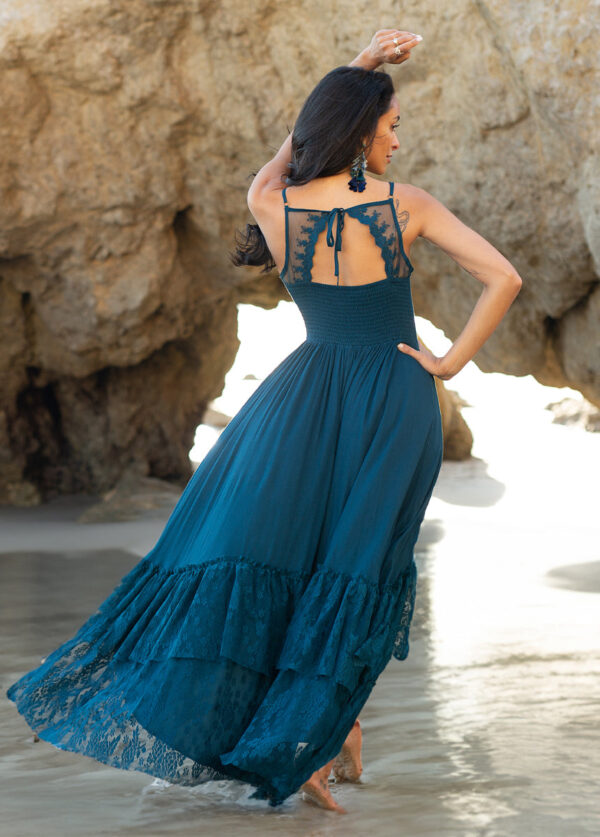 Christelle Dress in Deep Ocean - Image 2