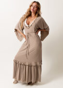 Honey Dress in Almond