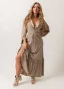 Honey Dress in Almond