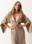 Honey Dress in Almond
