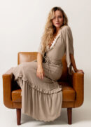 Honey Dress in Almond