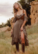 Odile Dress in Taupe