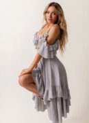 Odile Dress in Gray