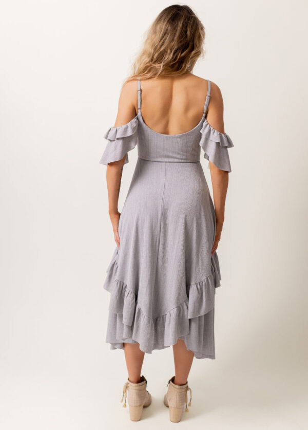 Odile Dress in Gray - Image 4