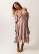 Odile Dress in Desert Shell