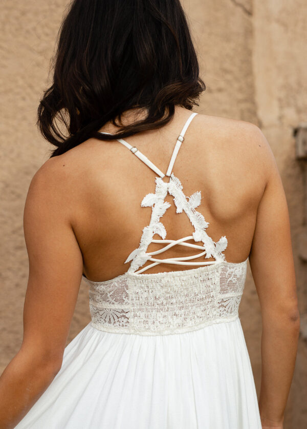 Poesy Dress in Cream - Image 7